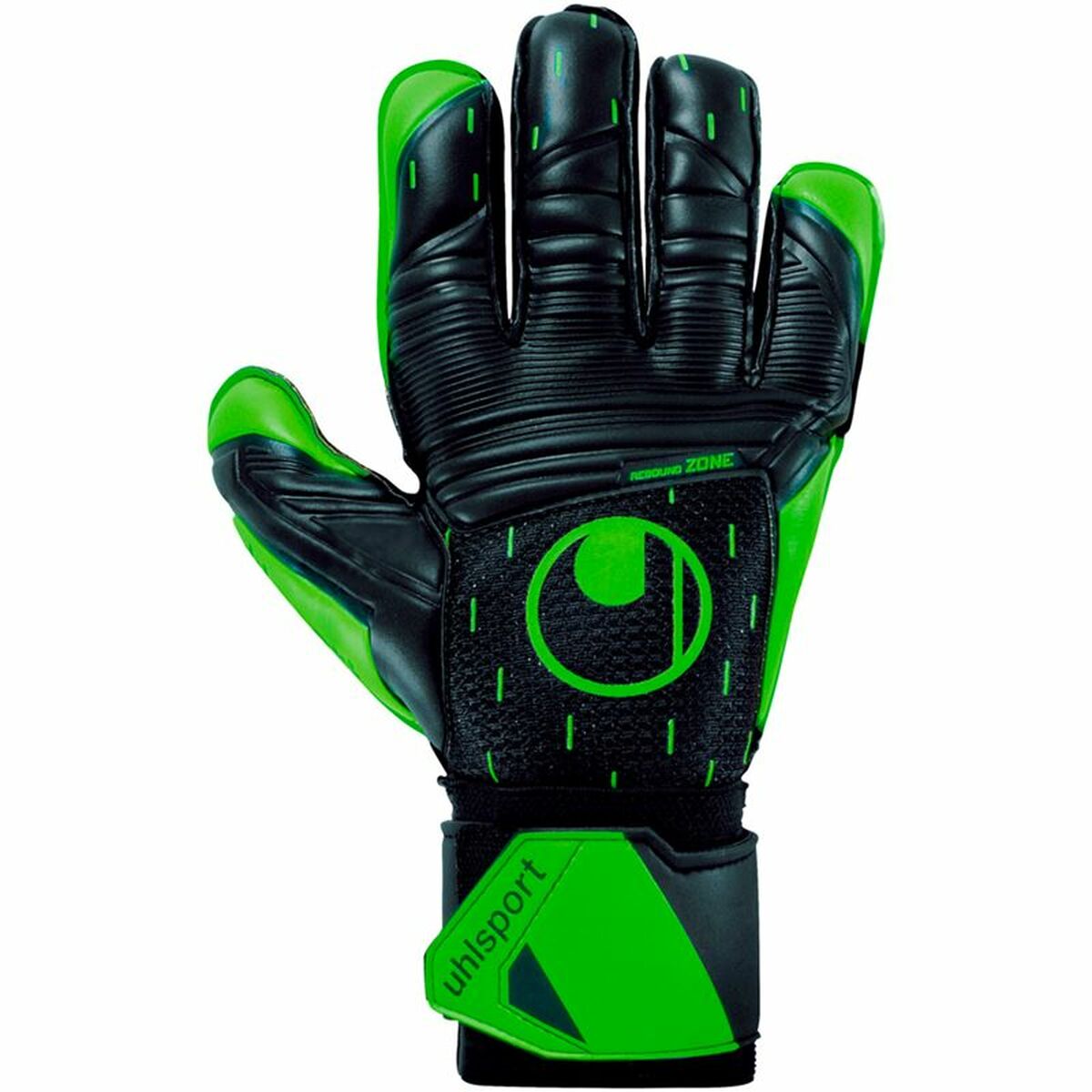 Torwarthandschuhe Uhlsport Classic Soft grün Schwarz Erwachsene